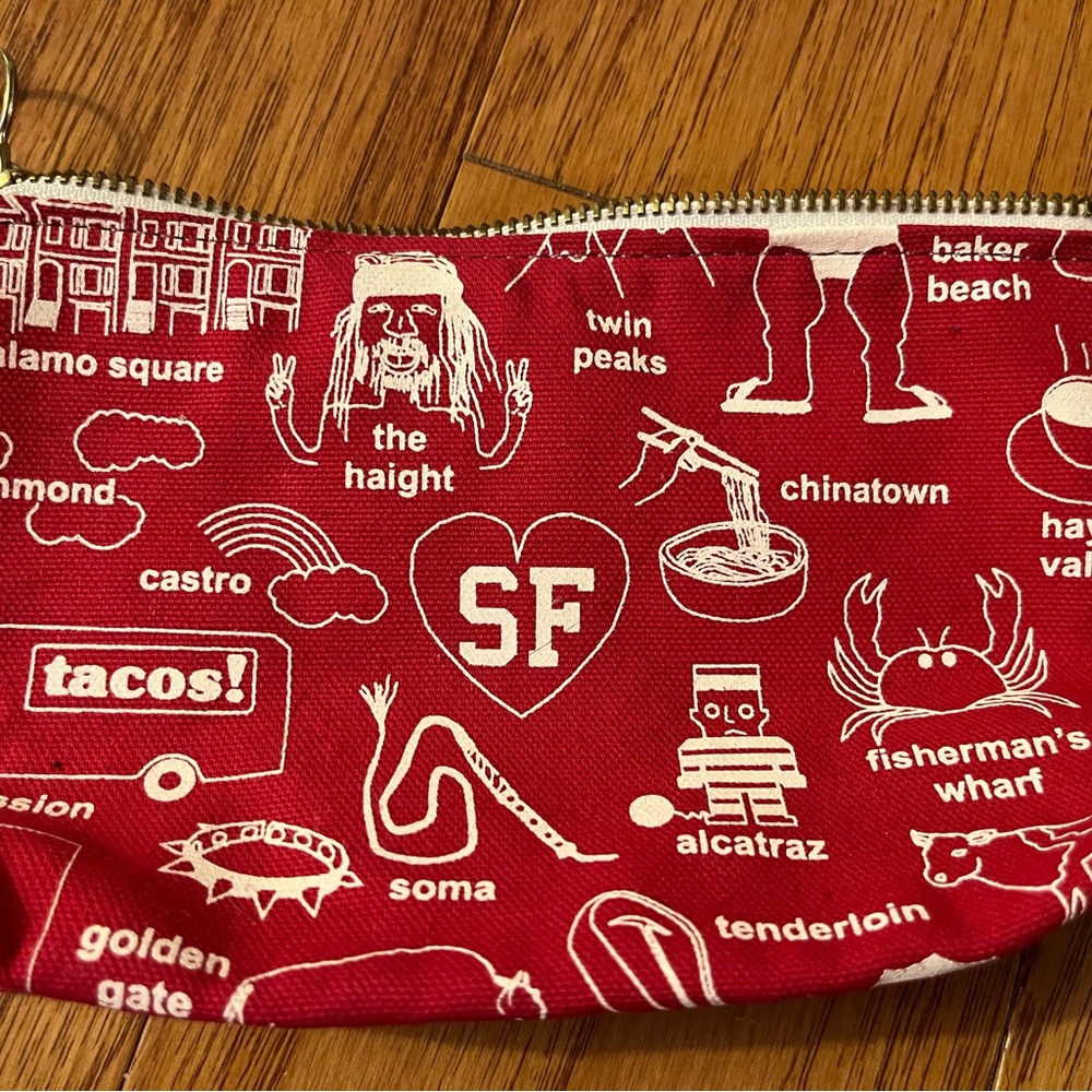 San Francisco Maptote Pouch